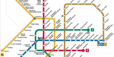 Metro kaart taiwan